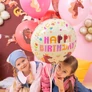 Kép 2/2 - Fólia lufi vidám lovacskák Happy Birthday