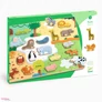 Kép 1/5 - DJECO Formaillesztő, formaberakó - Állati formák - Puzzlo Animo