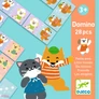 Kép 2/3 - DJECO Dominó játék - Kis barátok - Domino Little friends