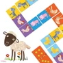 Kép 3/3 - DJECO Domino játék - Tanya, 28 db-os - Farm