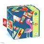 Kép 1/3 - DJECO Kétfeles Domino - Állatfelek, 28 db-os - Animo-puzzle