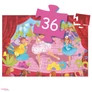 Kép 2/5 - DJECO Formadobozos puzzle - Balerina virággal, 36 db-os -The ballerina with the flower