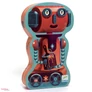Kép 1/2 - DJECO Formadobozos puzzle - Bobirobi, 36 db-os - Bob the robot