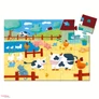 Kép 2/5 - DJECO formadobozos puzzle - Bocik és tehenek 24db-os