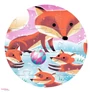 Kép 2/4 - DJECO Formadobozos puzzle - Gyömbér a kis róka, 24 db-os - Ginger, little fox