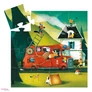 Kép 3/5 - DJECO formadobozos mini puzzle - Tűzoltóautó 16-db-os