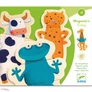 Kép 2/4 - DJECO Mágneses képkirakó - Vicces állatok - Crazy animals