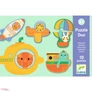Kép 4/4 - DJECO Párosító puzzle - Járművek, 20 db-os - Duo Vehicles