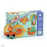 Kép 1/4 - DJECO Párosító puzzle - Járművek, 20 db-os - Duo Vehicles