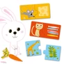Kép 2/4 - DJECO Párosító puzzle - Ki mit eszik? -20 db-os