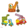 Kép 2/3 - DJECO Párositó puzzle - Munkagépek, 12 db-os