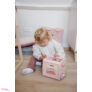Kép 10/10 - Label Label fa játék activity kocka rózsaszín