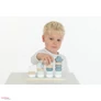 Kép 2/3 - Label Label fa játék ferde toronyépítő kék