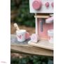 Kép 4/6 - Label Label fa játék kávéfőző rózsaszín