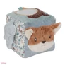 Kép 1/12 - Little Dutch készségfejlesztő plüss kocka Forest Friends