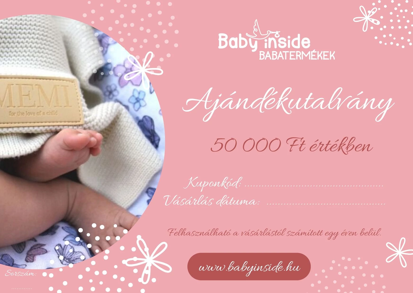 Ajándékutalvány 50000 Ft értékben