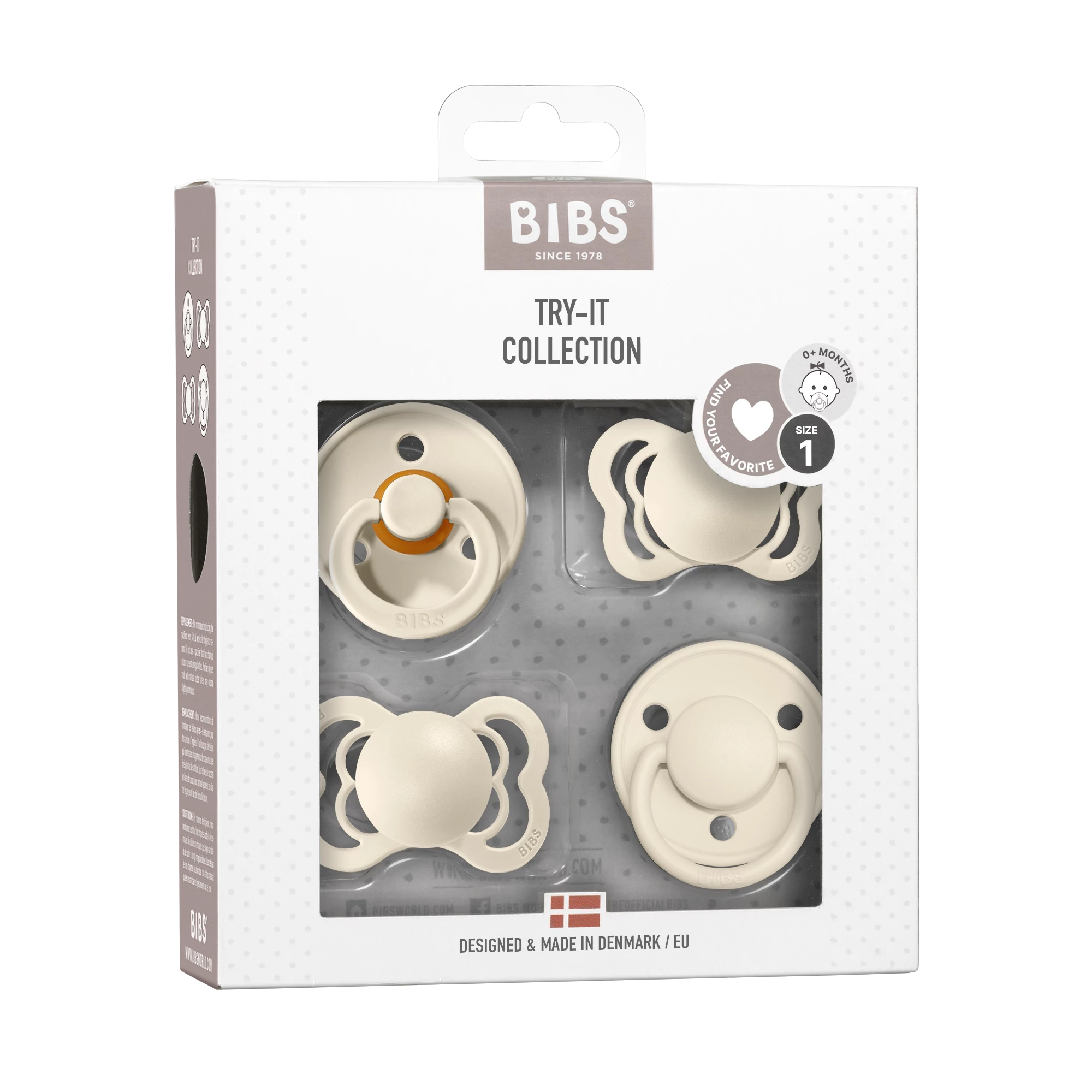 BIBS Try it - krémfehér