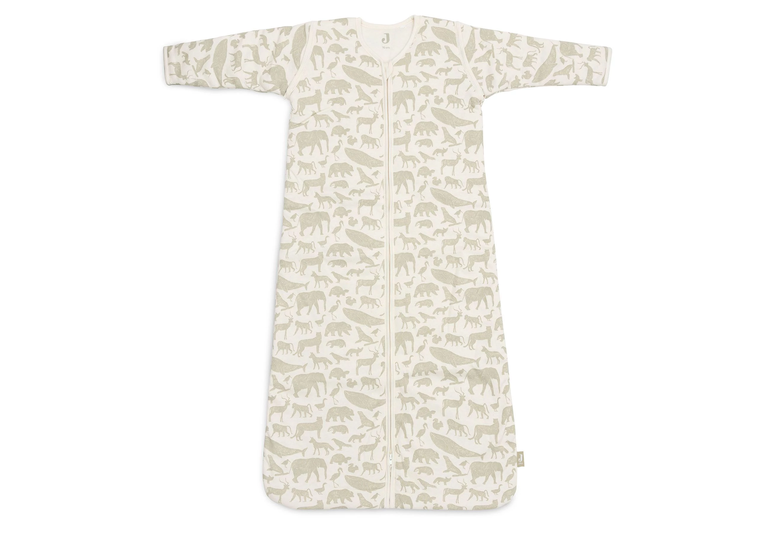 Hálózsák levehető ujjal - Animals olive green