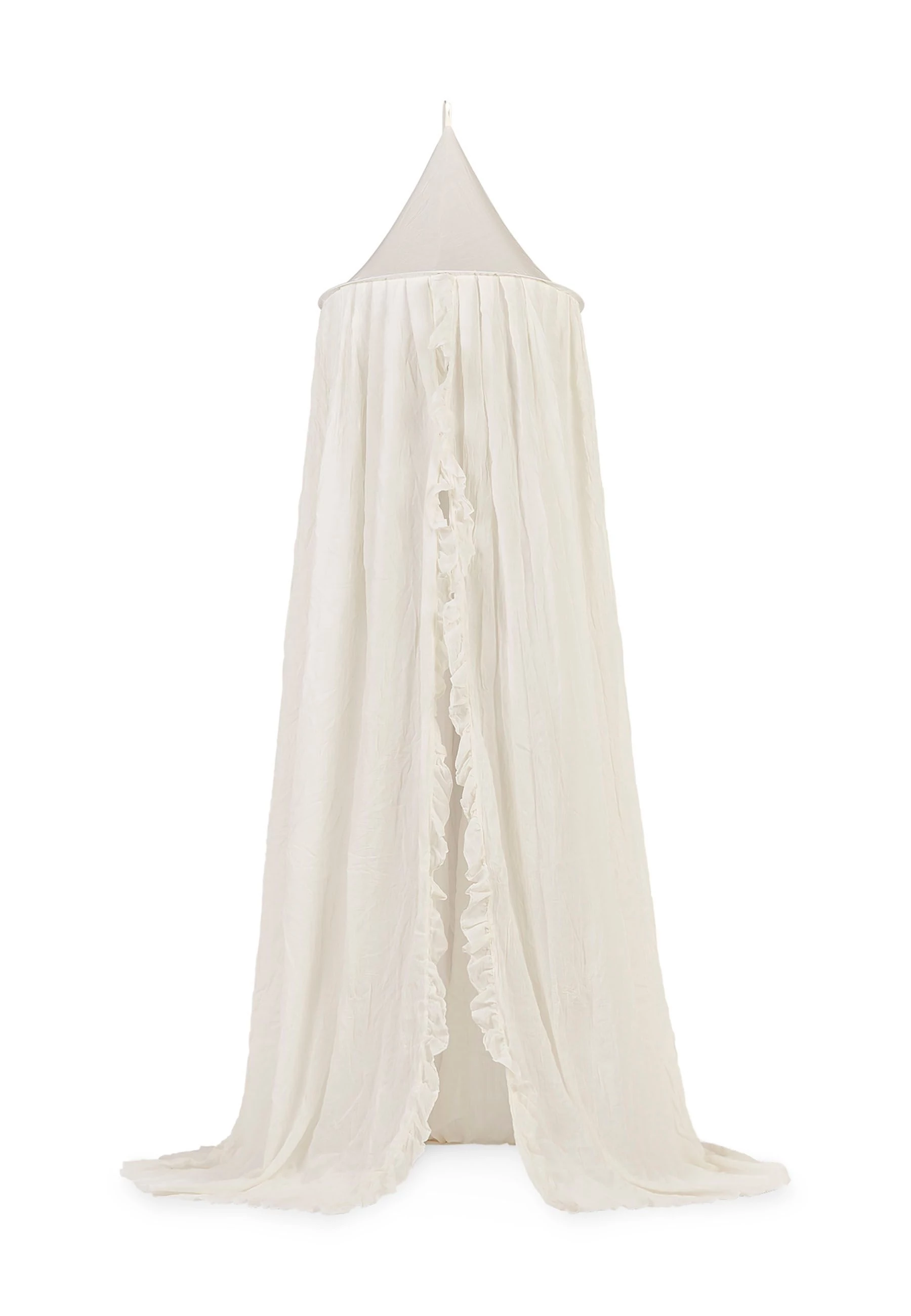 Prémium vintage óriásbaldachin - ruffle ivory