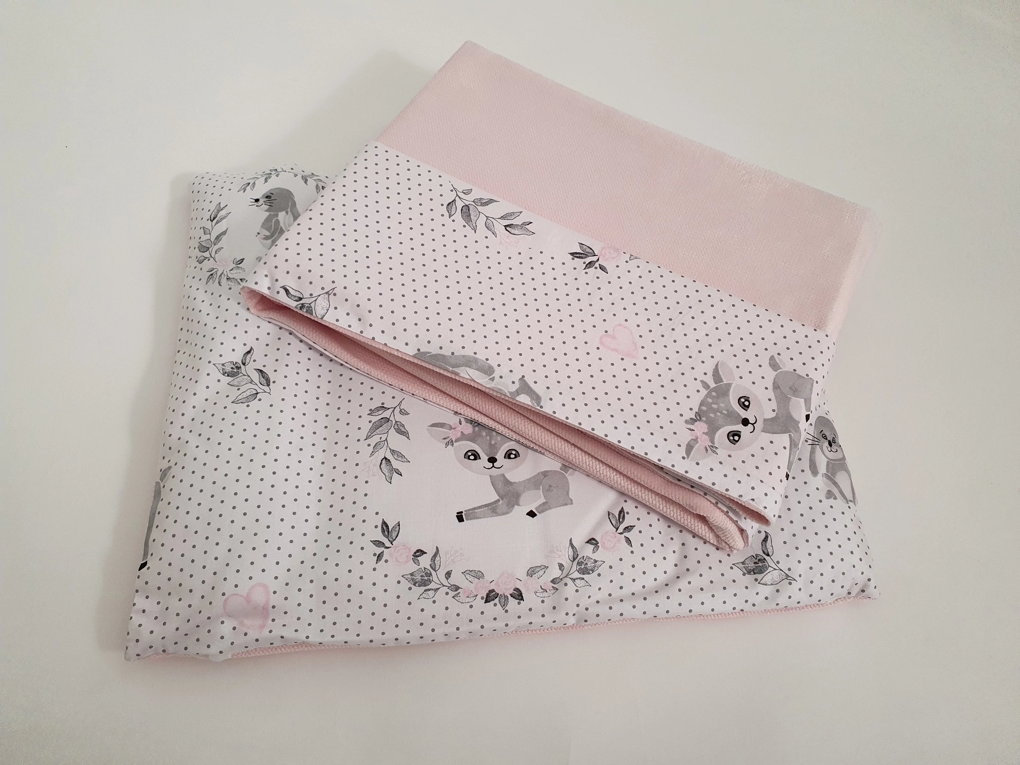 Ágynemű garnitúra 2 részes pamut+velvet Bambini