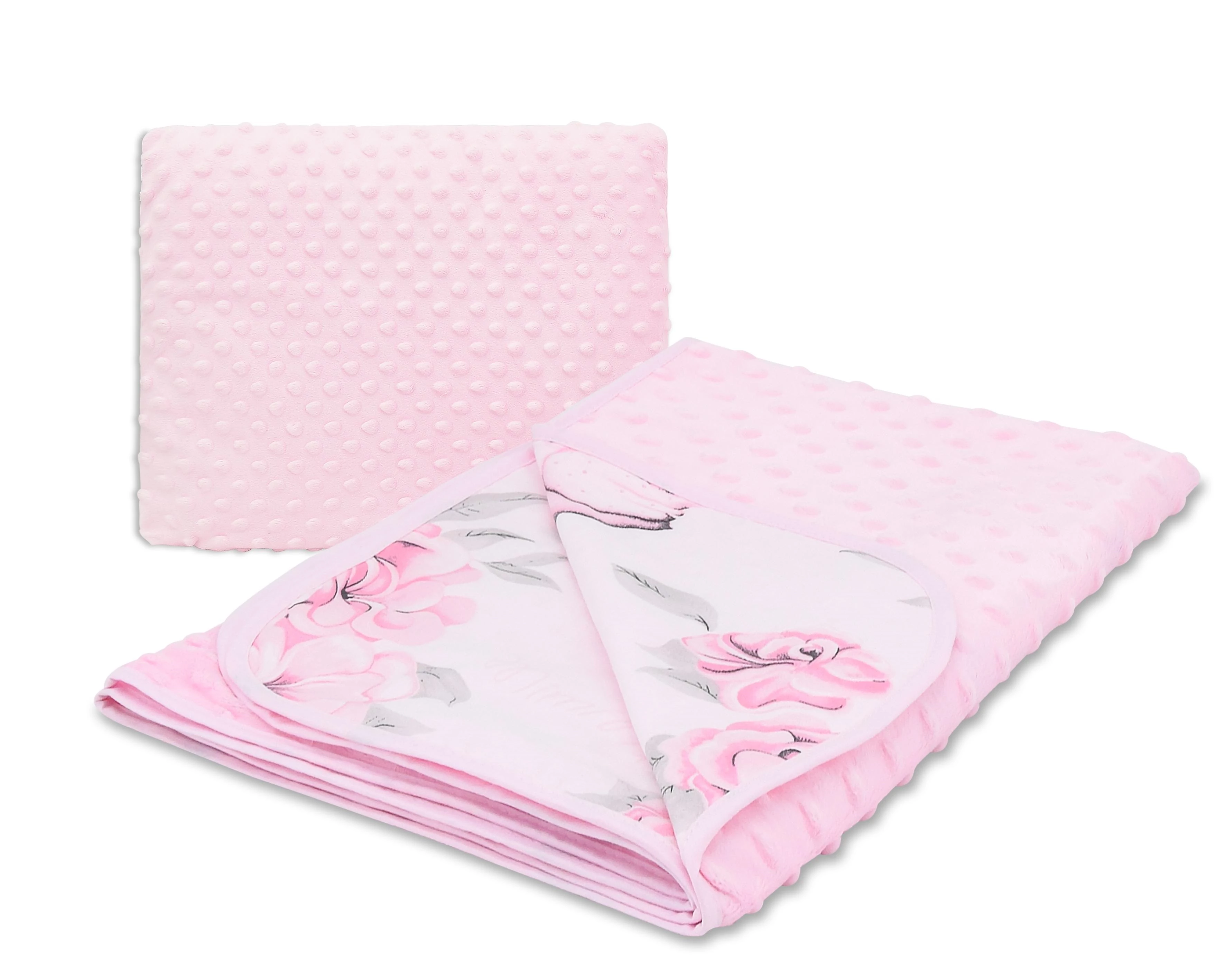 Ágynemű garnitúra 2 részes pamut+minky Flamingo Paradise