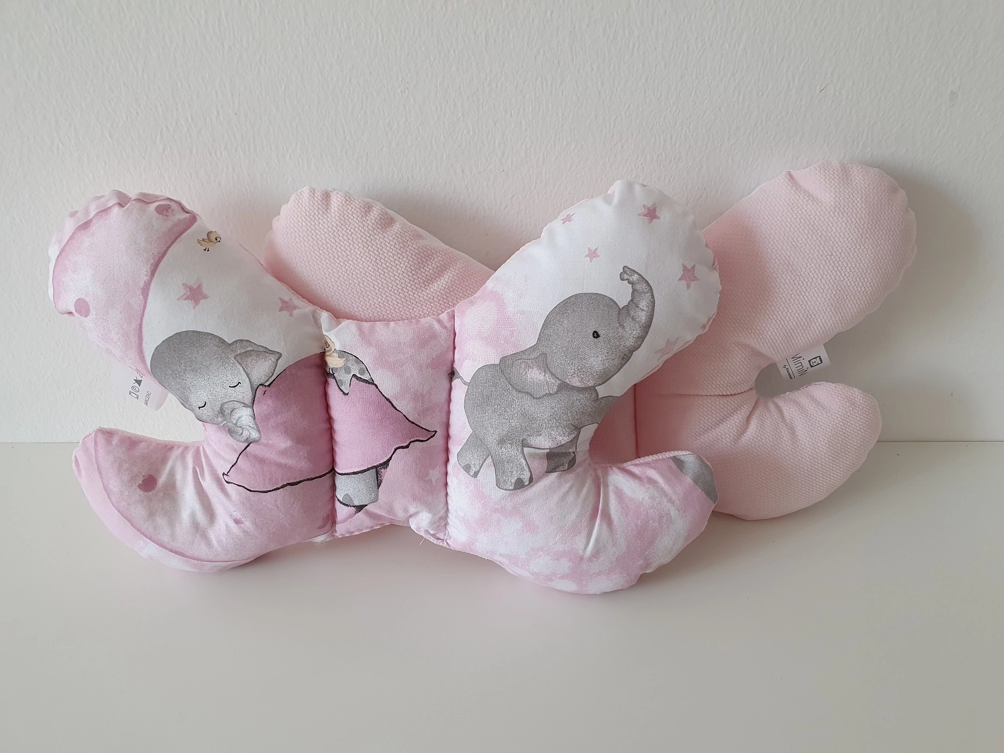 Pillangó párna prémium VELVET Pink Ella
