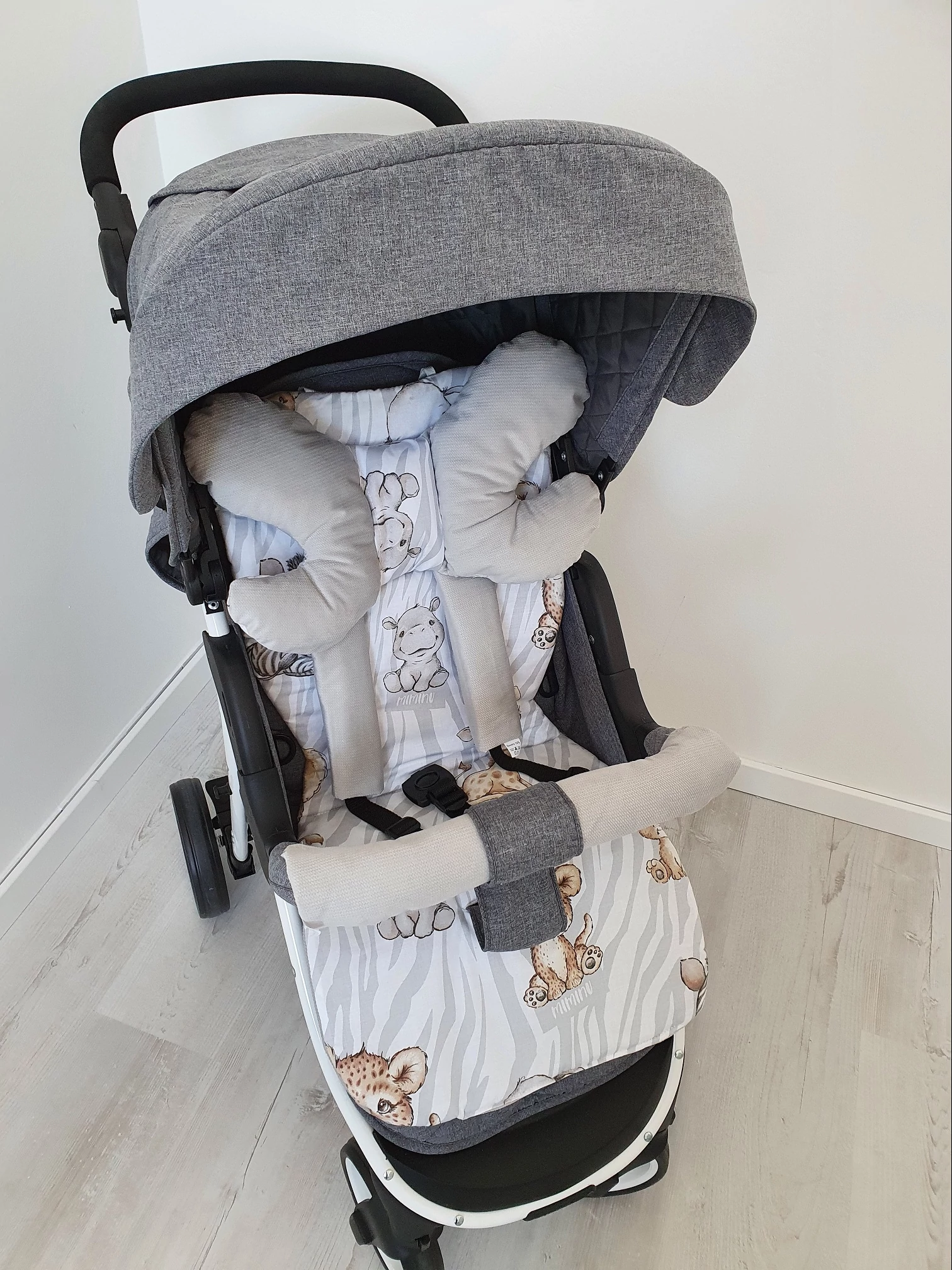 Babakocsi betét szett prémium velvet + Safari