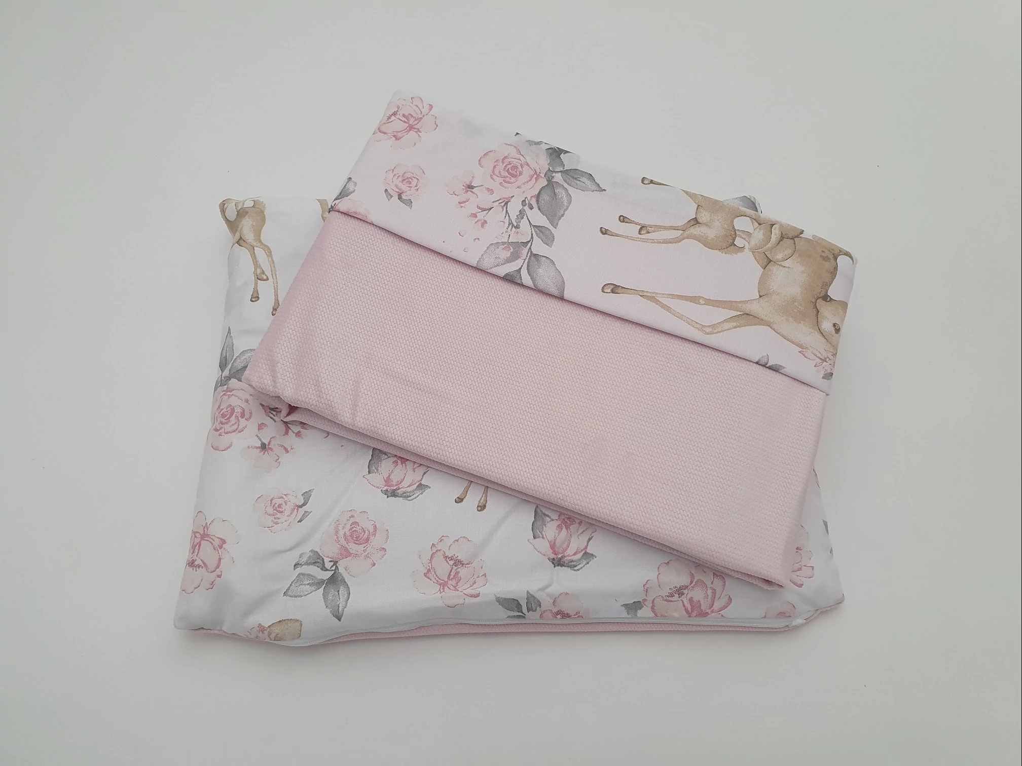 Ágynemű garnitúra 2 részes pamut+velvet Sweet Deer ROSA