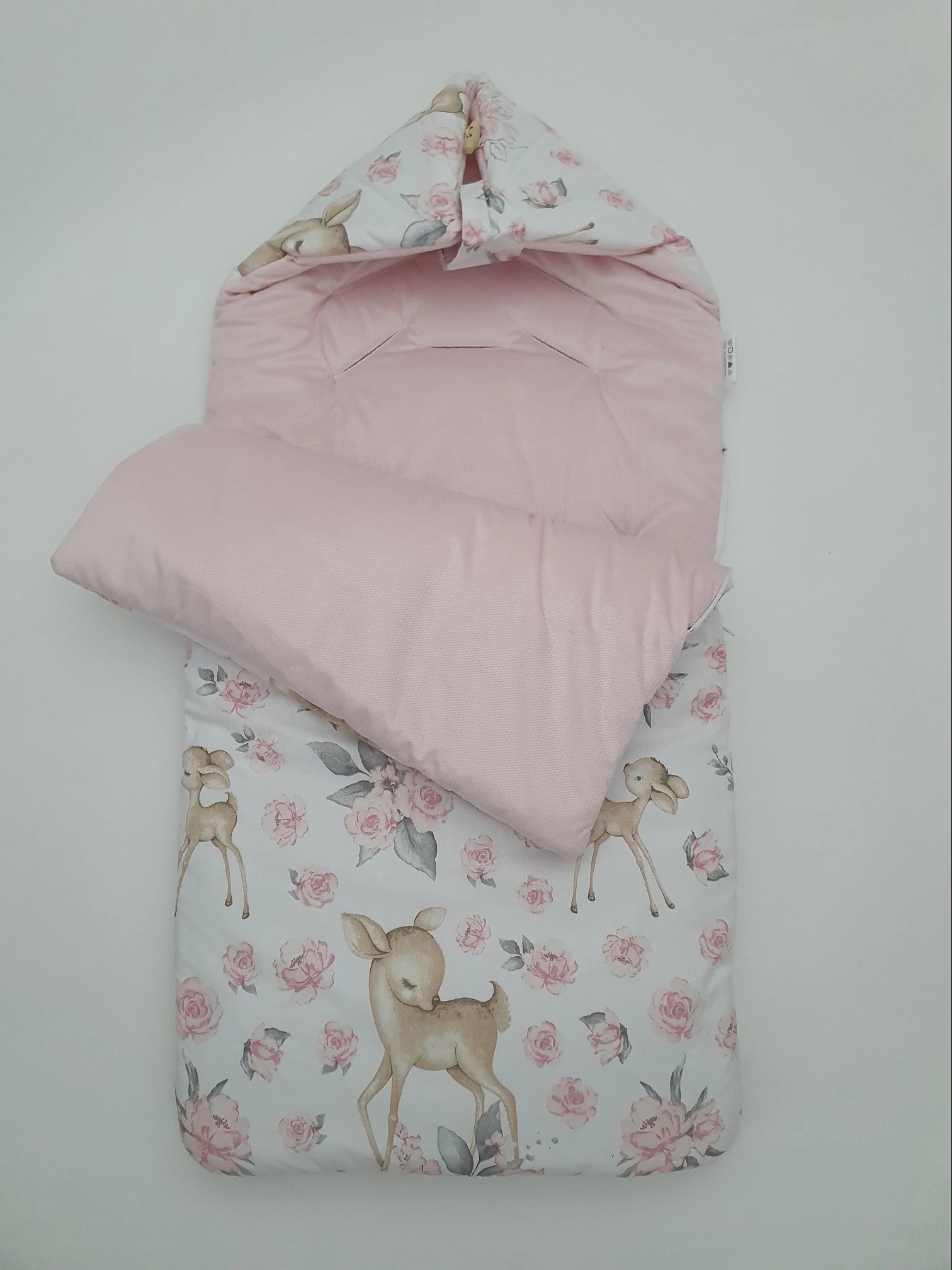 Bundazsák prémium velvet Sweet deer ROSA