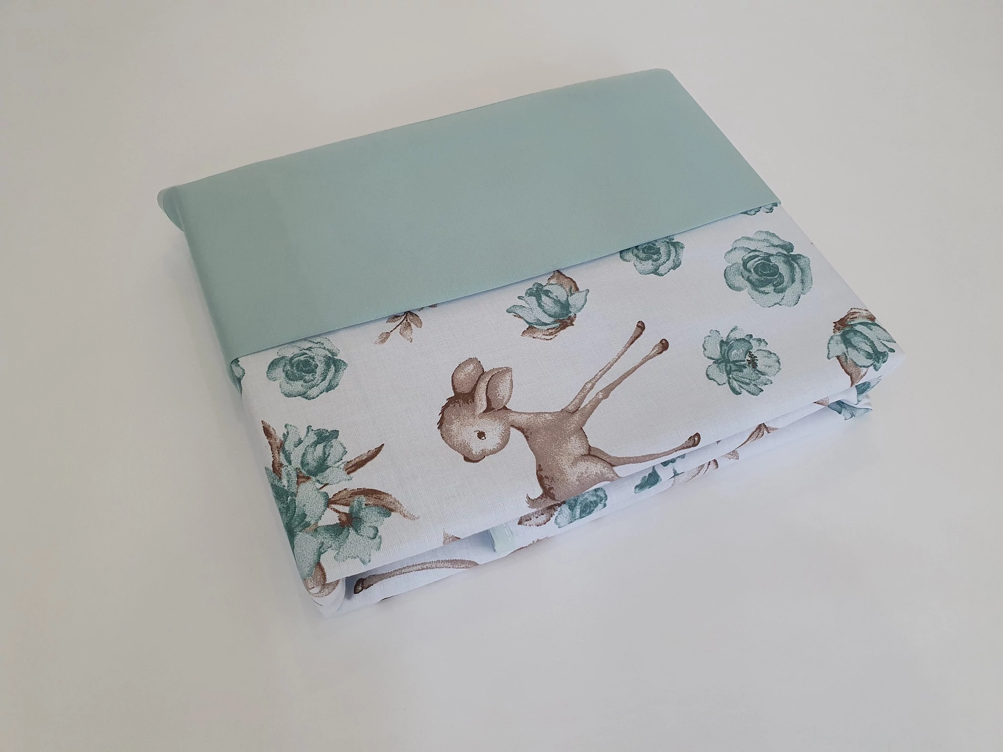 Pamut pléd Sweet Deer green