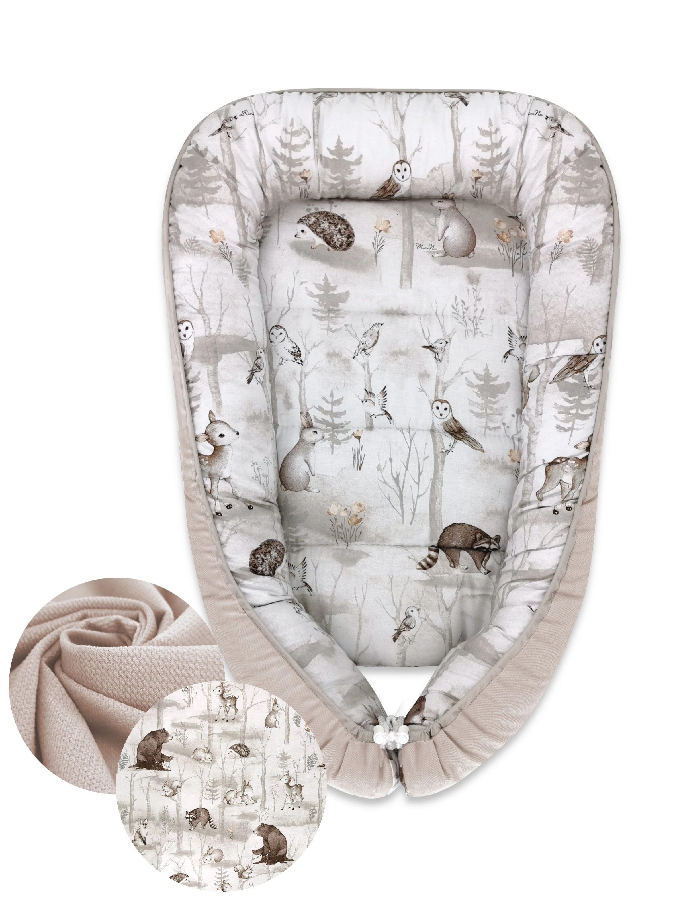 Babafészek prémium velvet Winterland