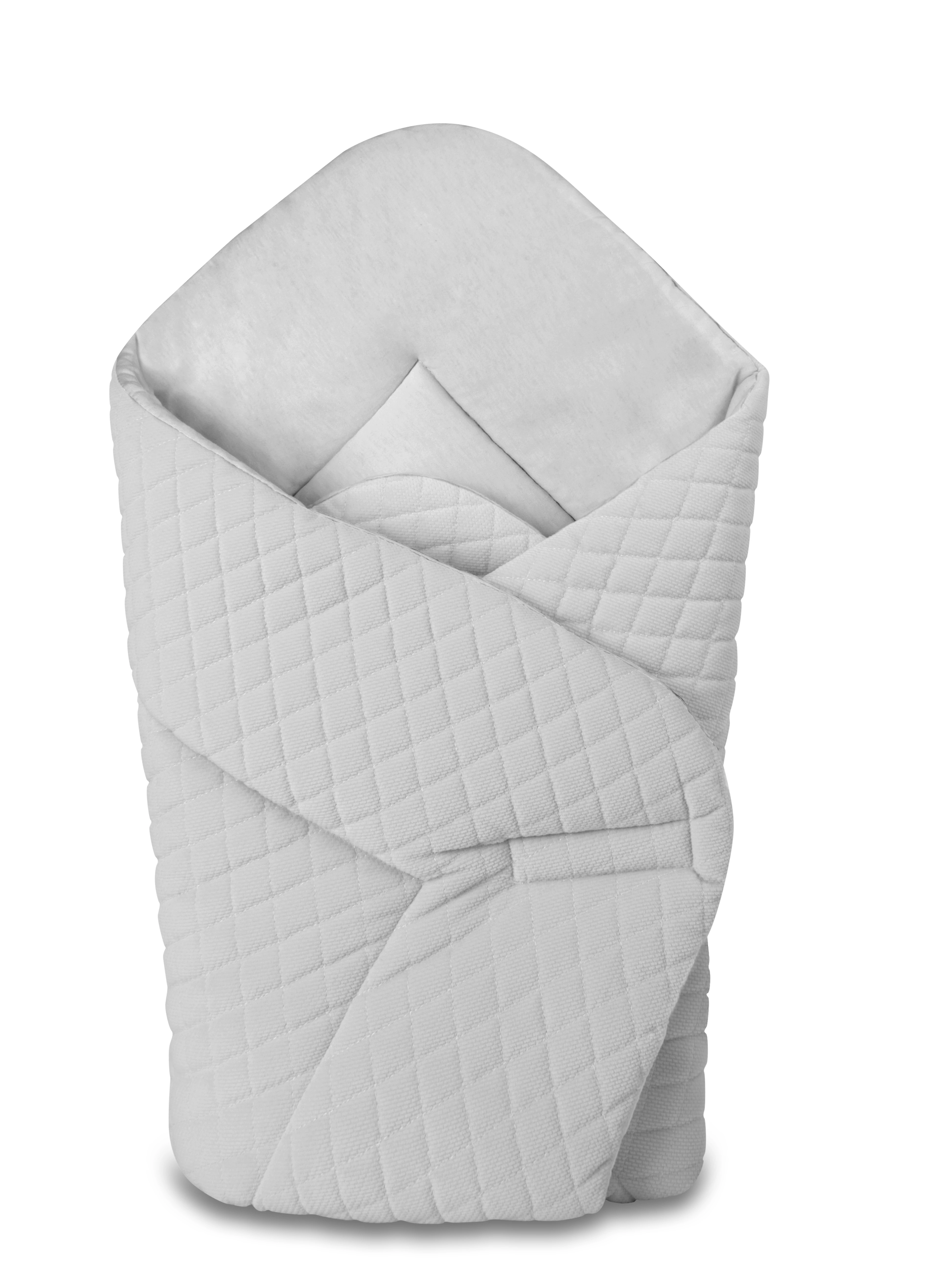 Baby Wrap újszülött pólya prémium VELVET szürke