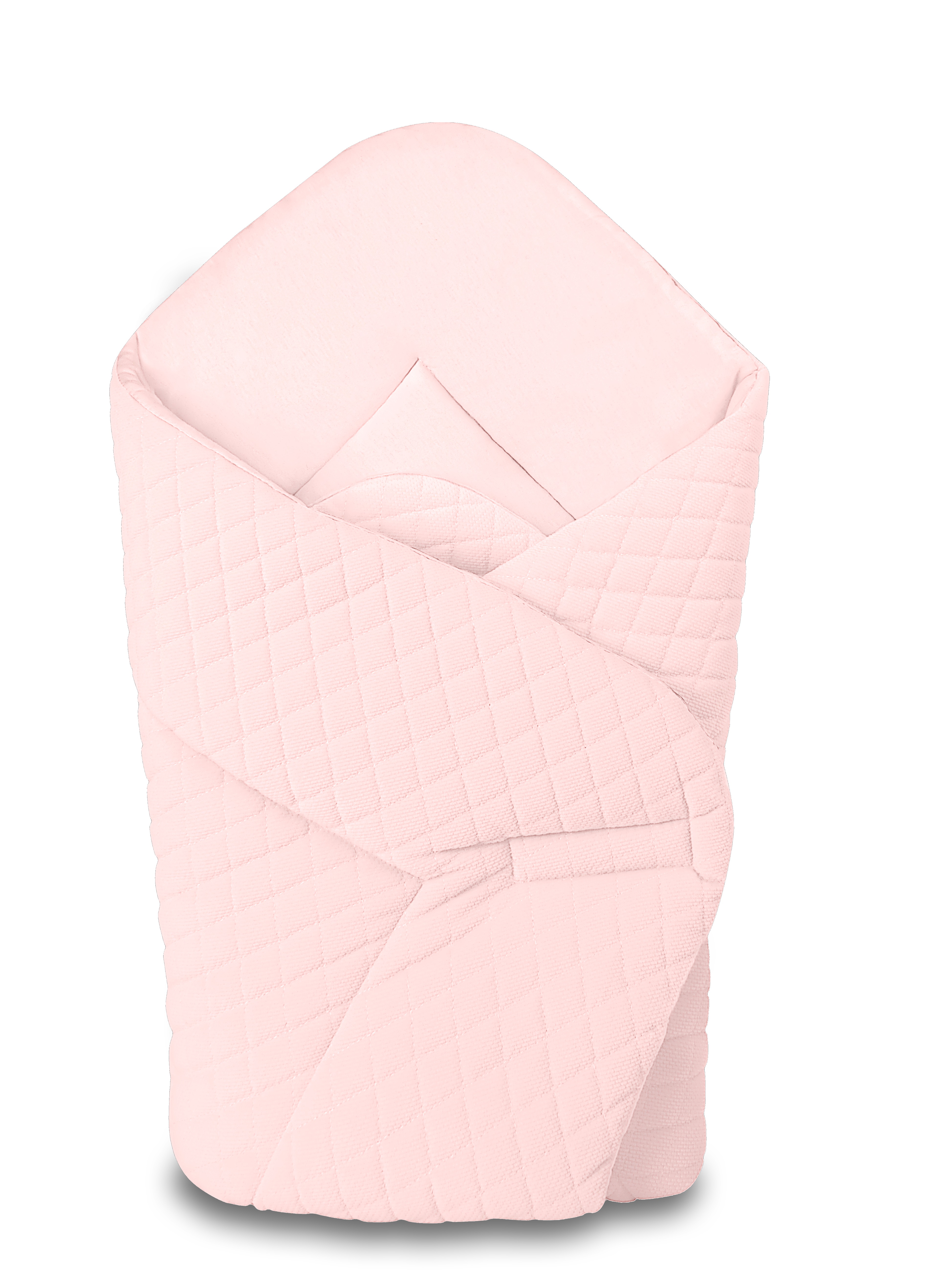 Baby Wrap újszülött pólya prémium VELVET rózsaszín