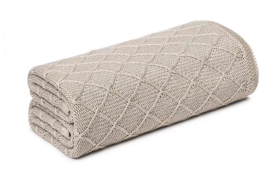 My Memi Prémium WAFER kötött bambusz takaró homok