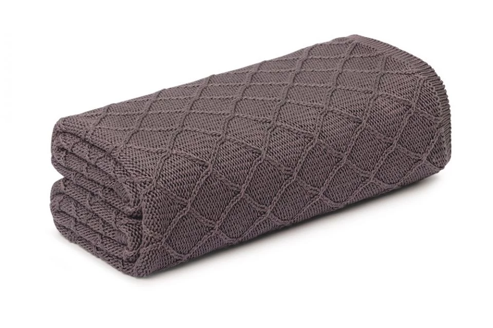 My Memi Prémium WAFER kötött bambusz takaró csokoládé