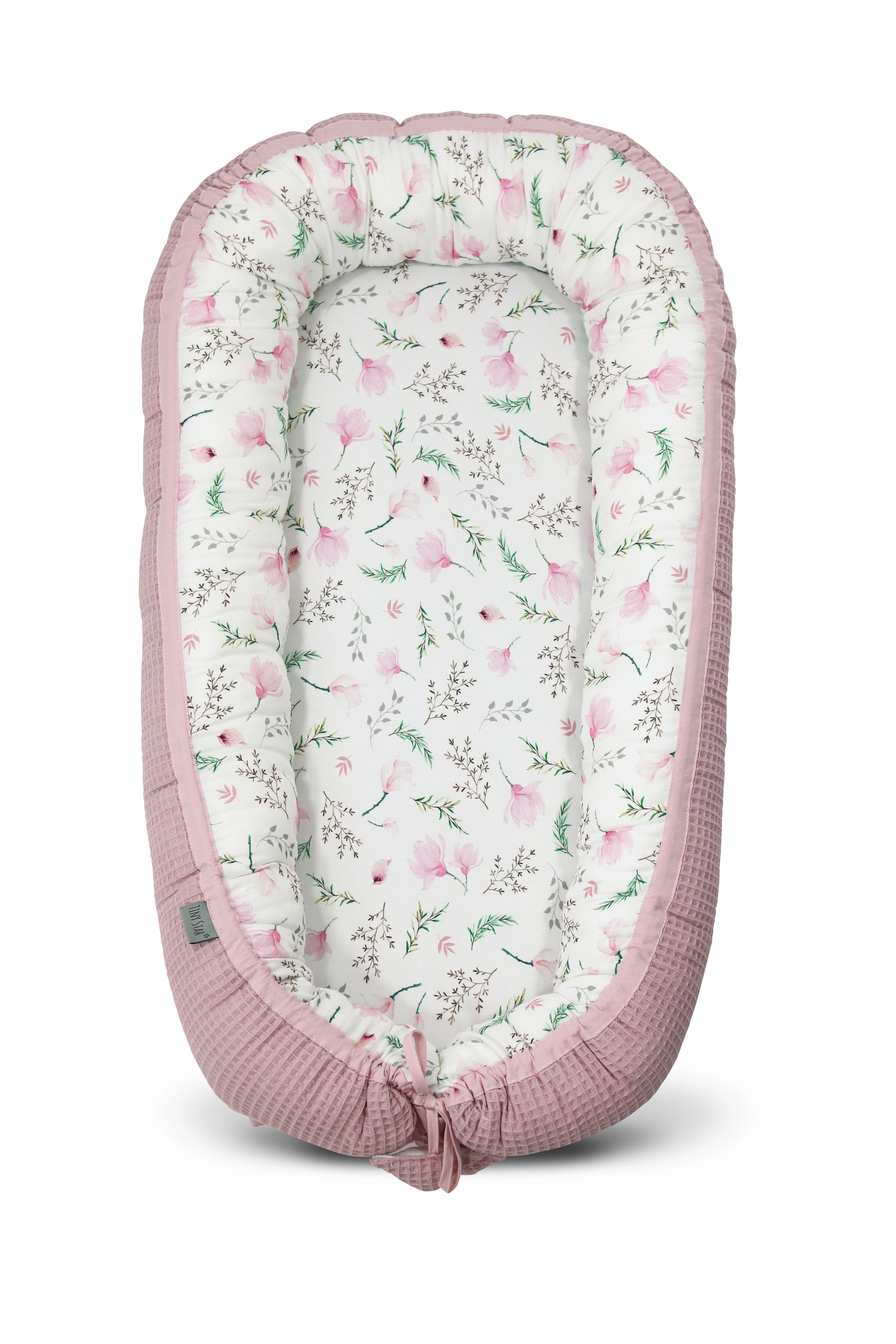 Prémium BAMBUSZ babafészek Floral