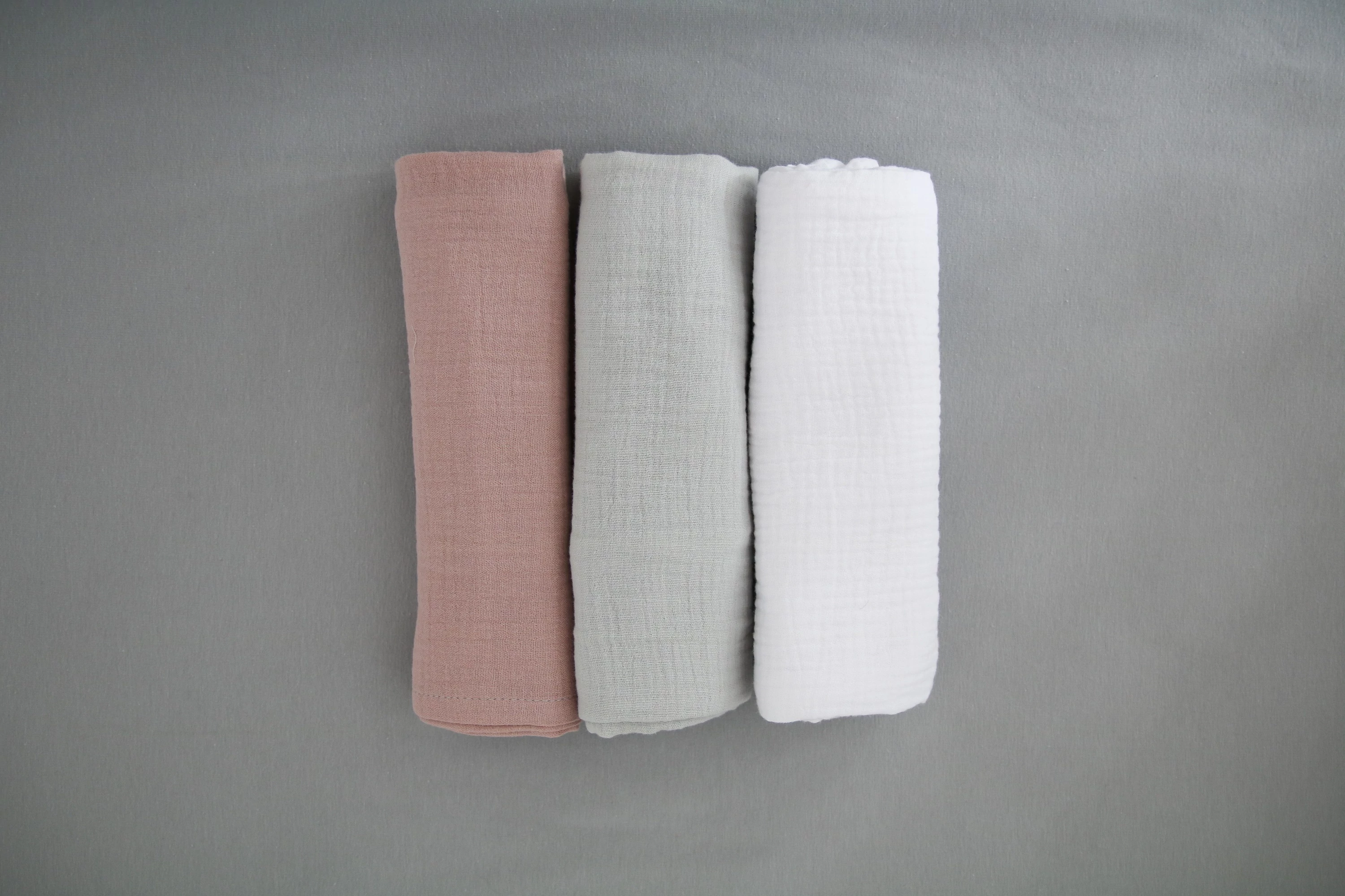 3db-os prémium muszlin pelenka POWDER