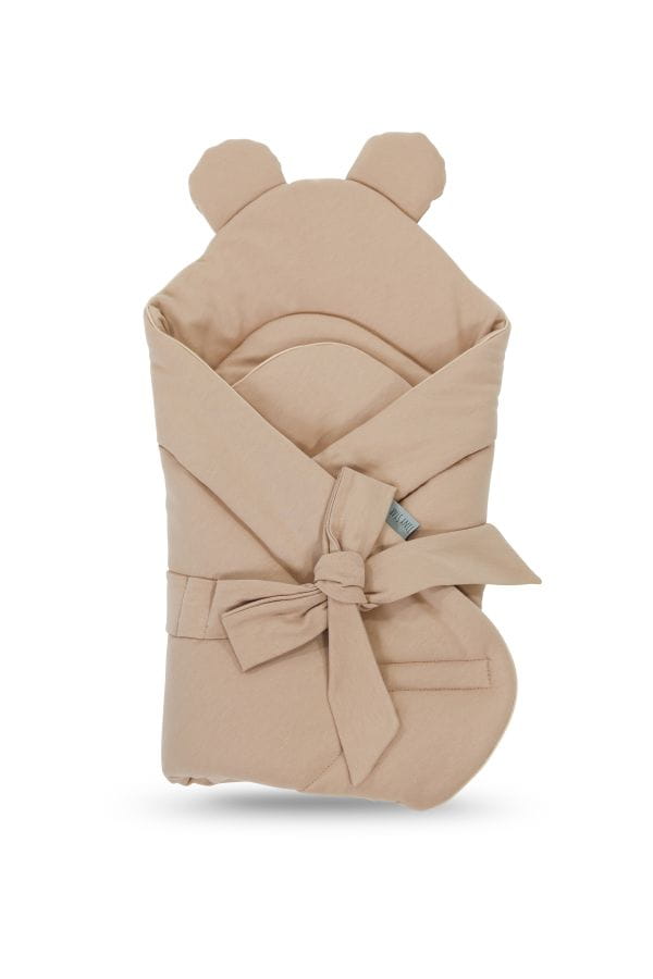 Prémium Baby Wrap újszülött macifüles pólya PURE Sepia