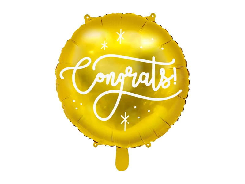 Fólia lufi Congrats felirattal