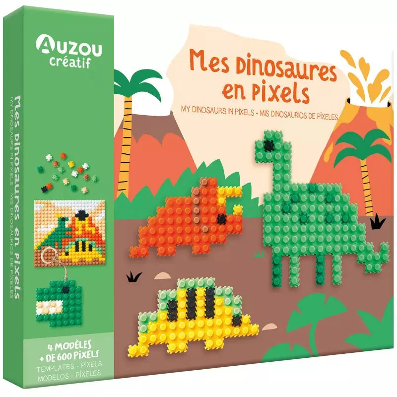 Auzou Pixelkészítő készlet Dinoszauruszok