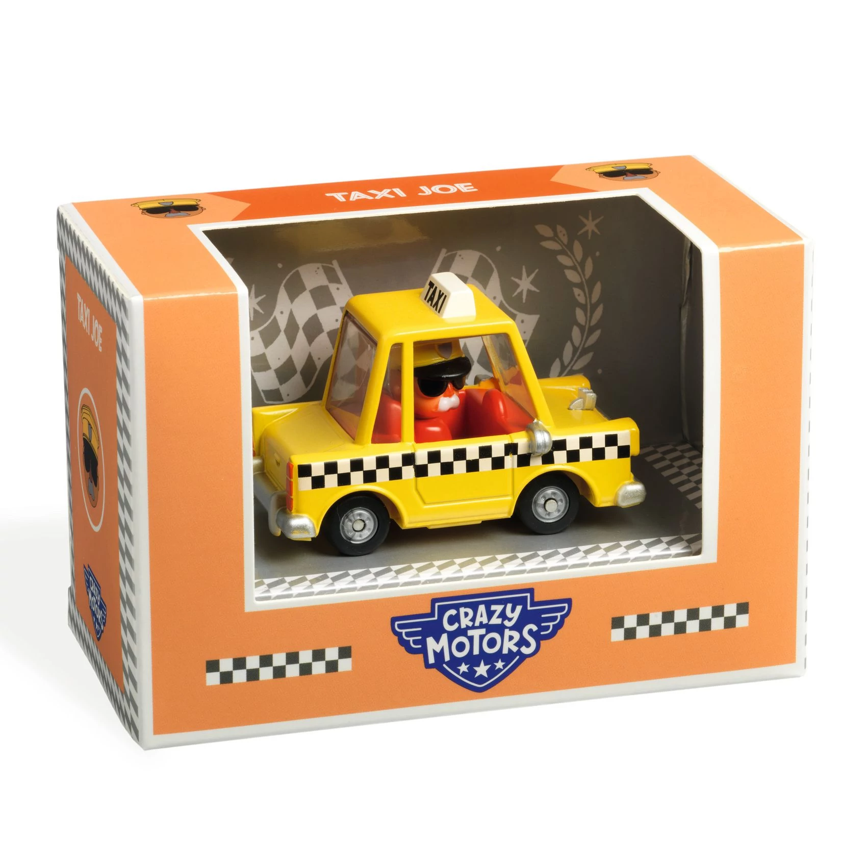 DJECO CRAZY MOTORS játékautó - Taxis Jani - Taxi Joe