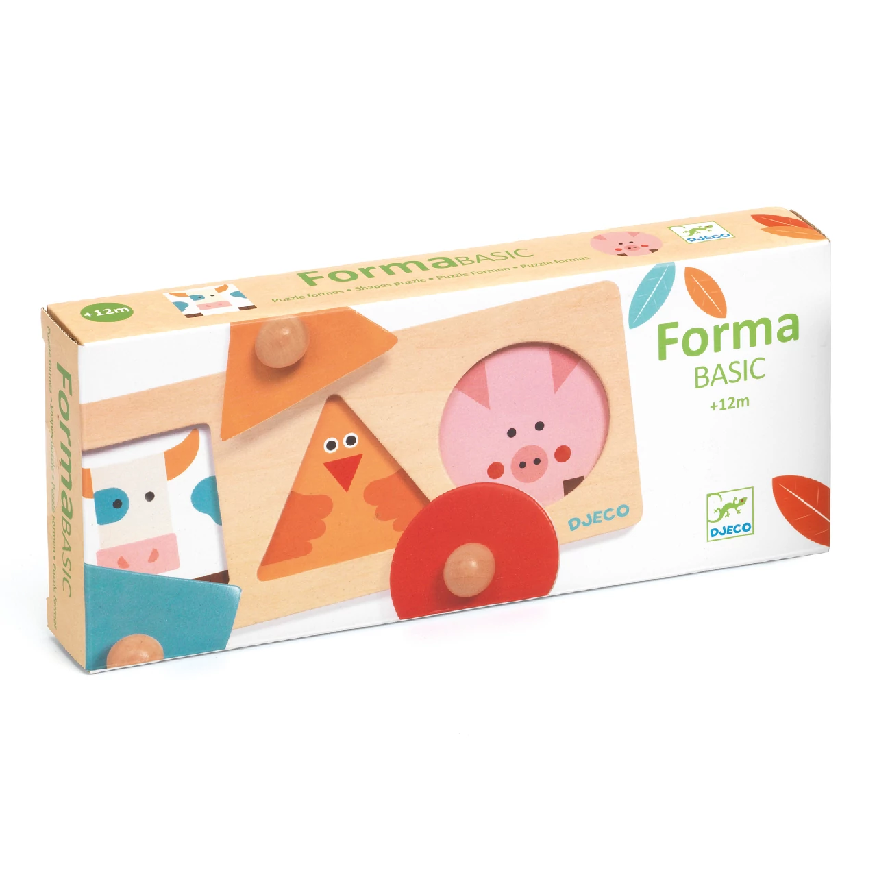 DJECO formaillesztő - formabedobó Színek és formák