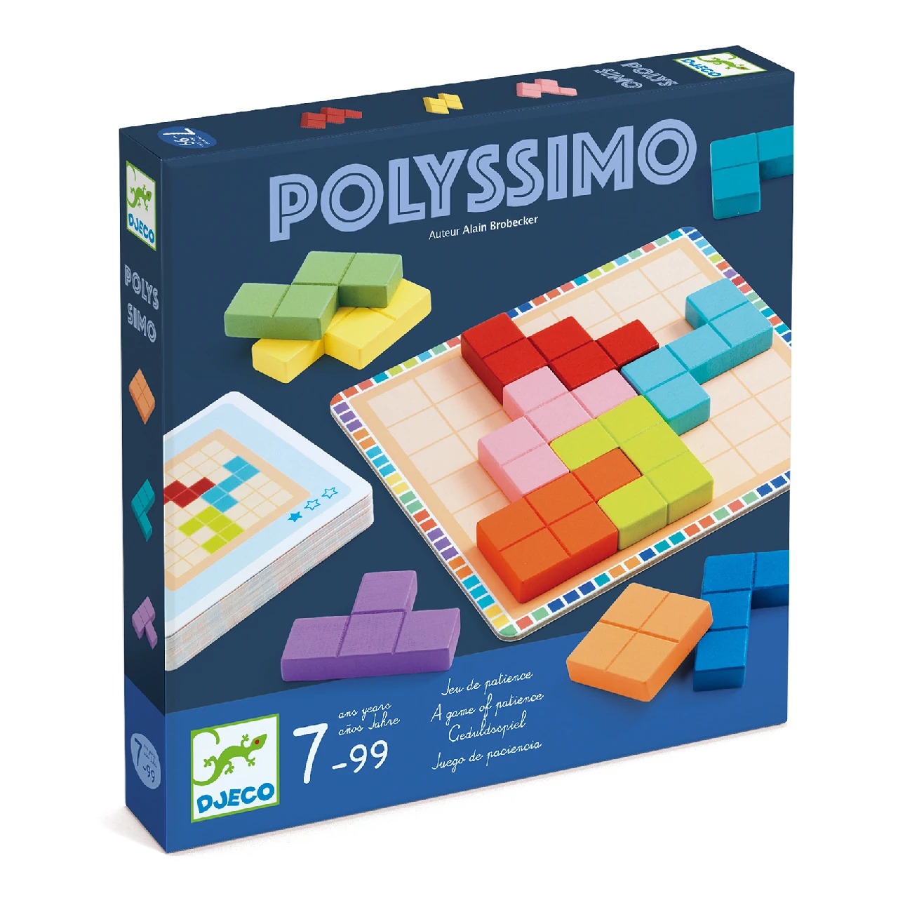 DJECO Logikai játék - Tetris négyzetkirakó - Polyssimo