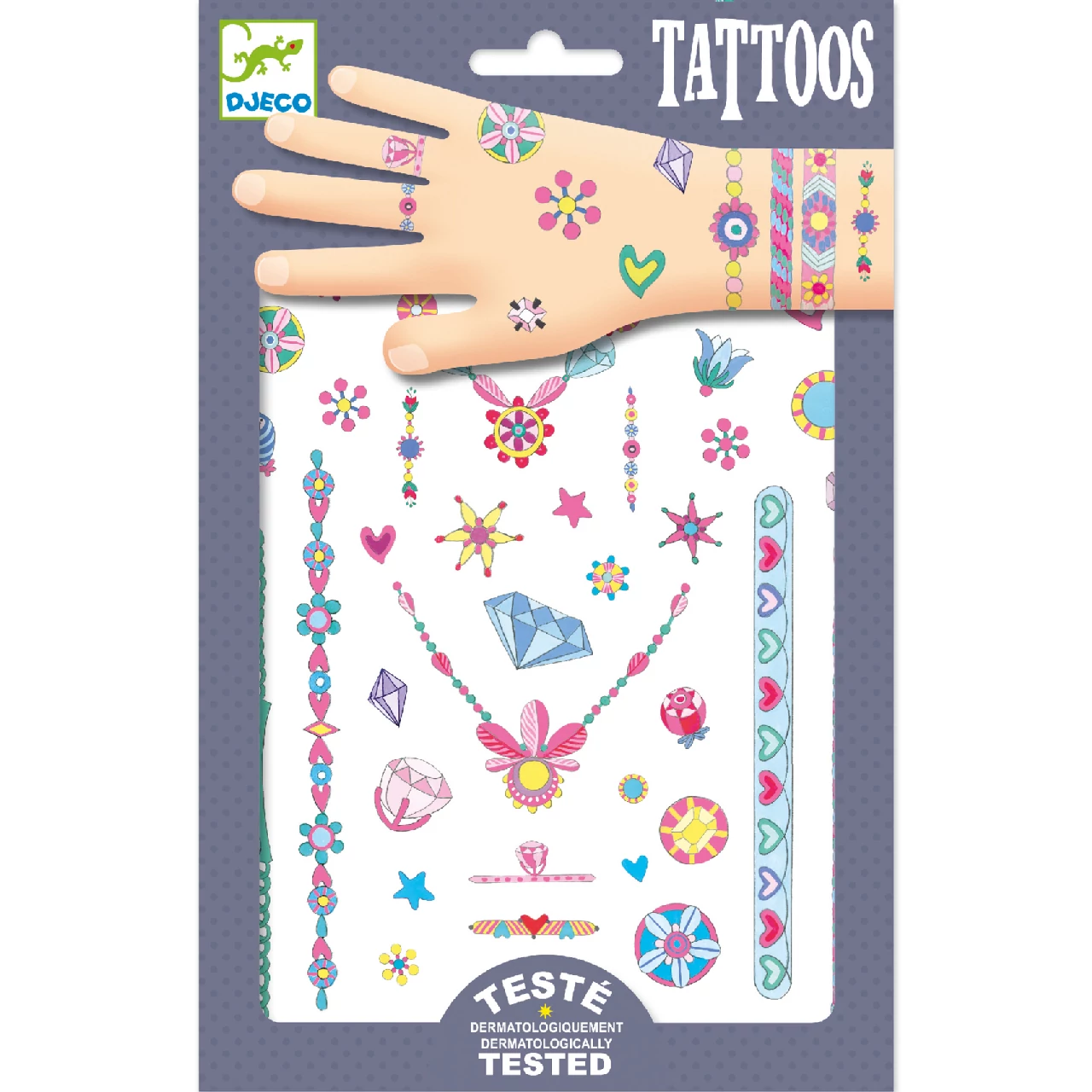 DJECO Tetováló matricák - Jenni ékszerei - Jenni's Jewels