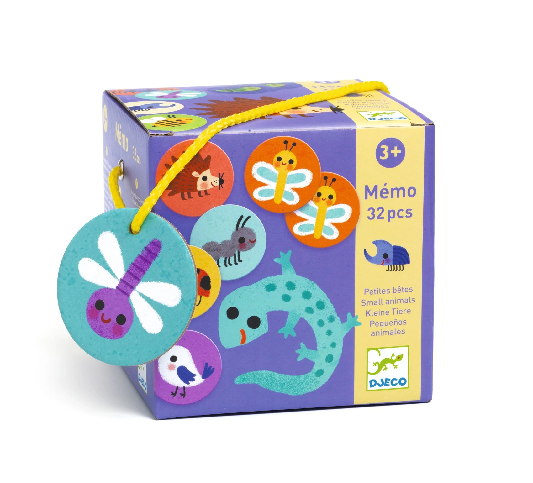 DJECO Memóriajáték - Kicsi állatok - Memo Small animals