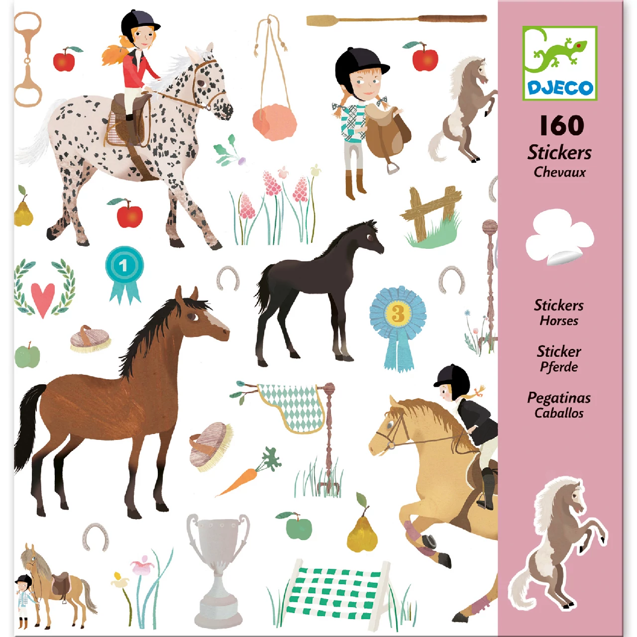 DJECO Matricák - Lovak - Horses